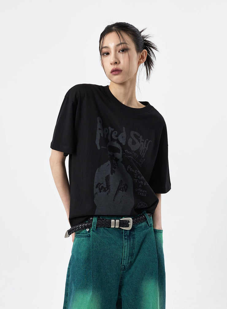 Oversized Graphic Tee CM309