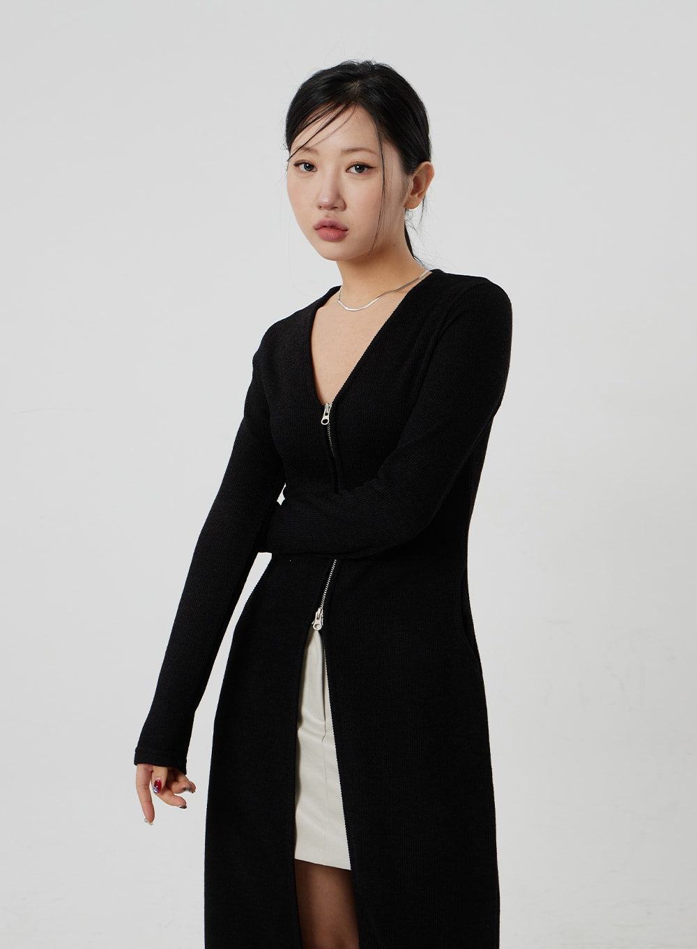 Front Slit Maxi Dress CF306