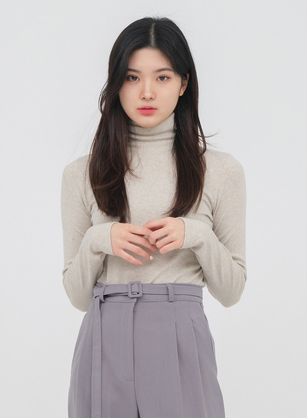 Turtleneck Knit Top J19