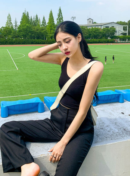 Basic Cropped Tank Top CA28