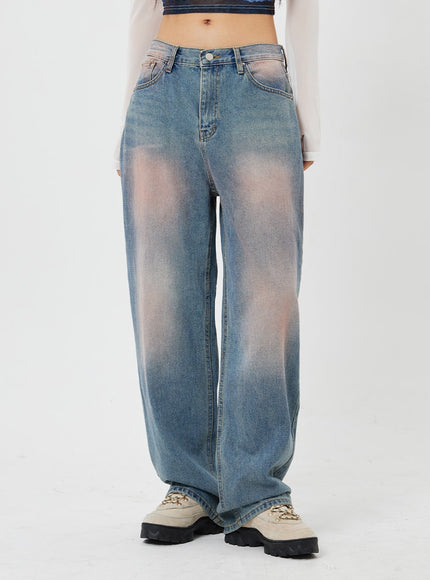 Light Wash Baggy Jeans CF316