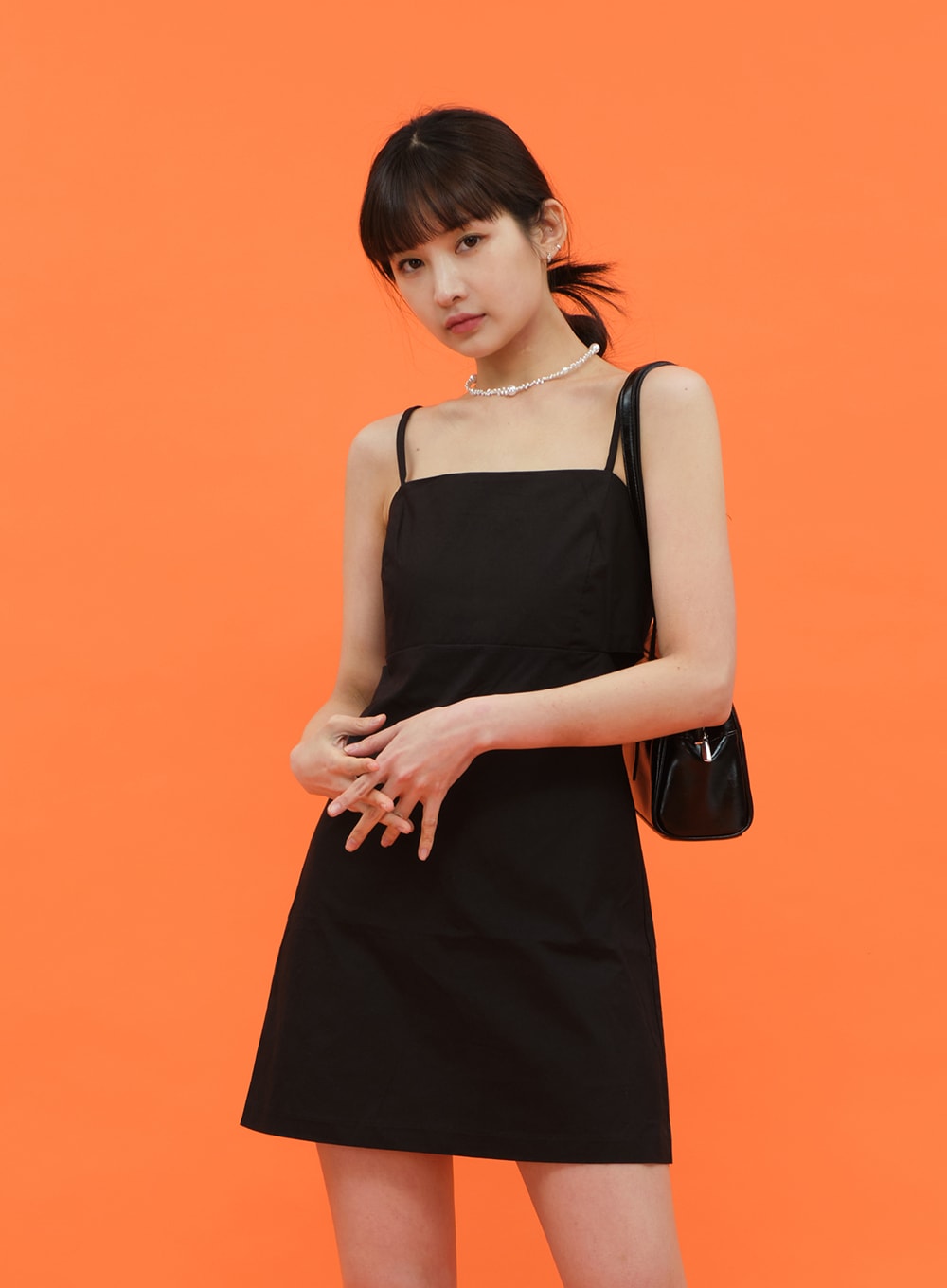 Mini Strap Sleeveless Dress C1703