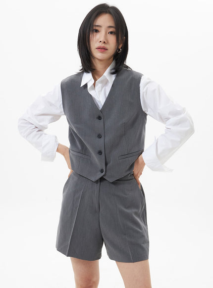 Shorts And Vest Set OA320