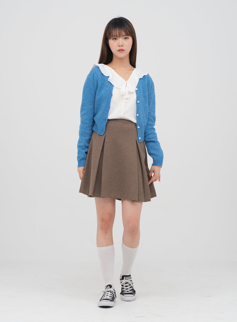 Wool Crop Cardigan F4