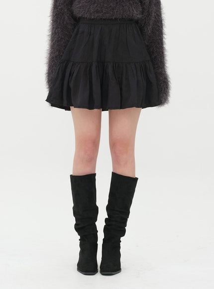 Tiered Mini Skirt J19