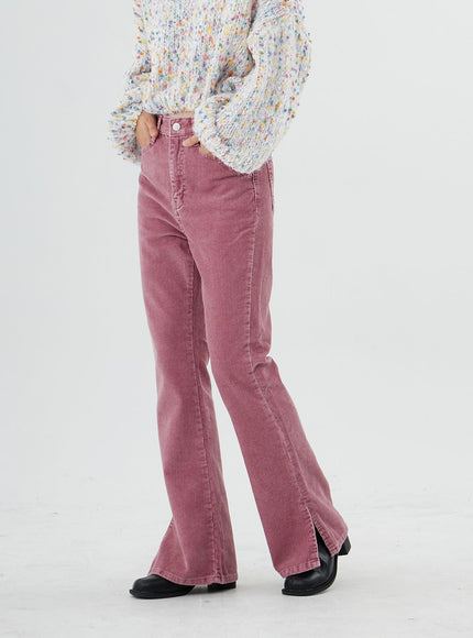 Corduroy Bootcut Pants ON07