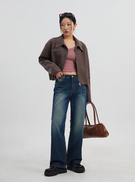 Dark Wash Bootcut Jeans CJ319