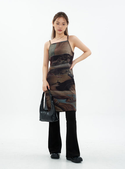 Boot-cut Shirring Banded Pants CM29