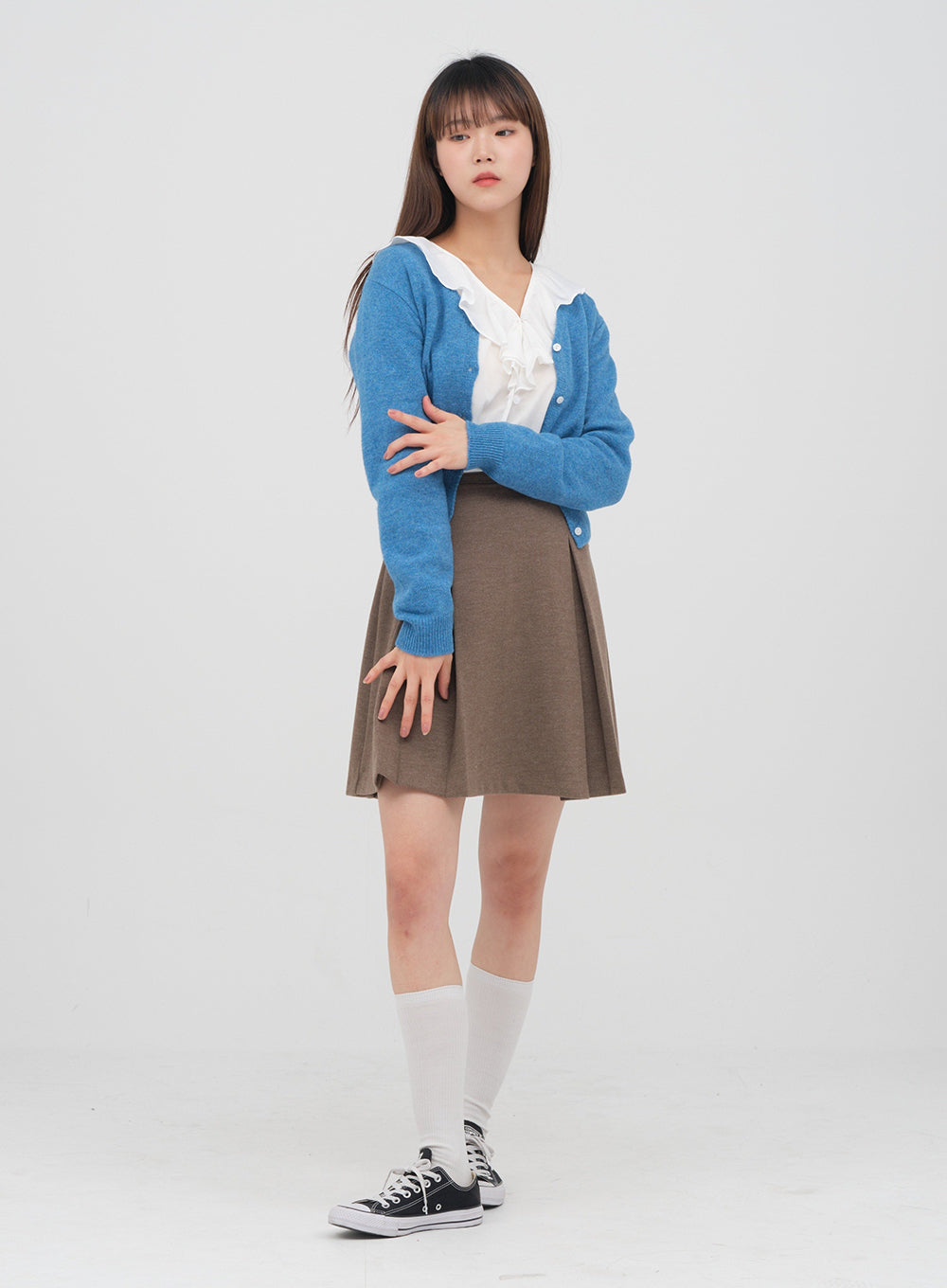 Wool Crop Cardigan F4