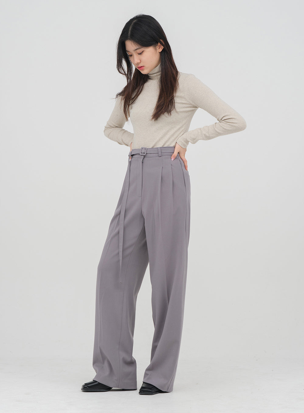 Turtleneck Knit Top J19