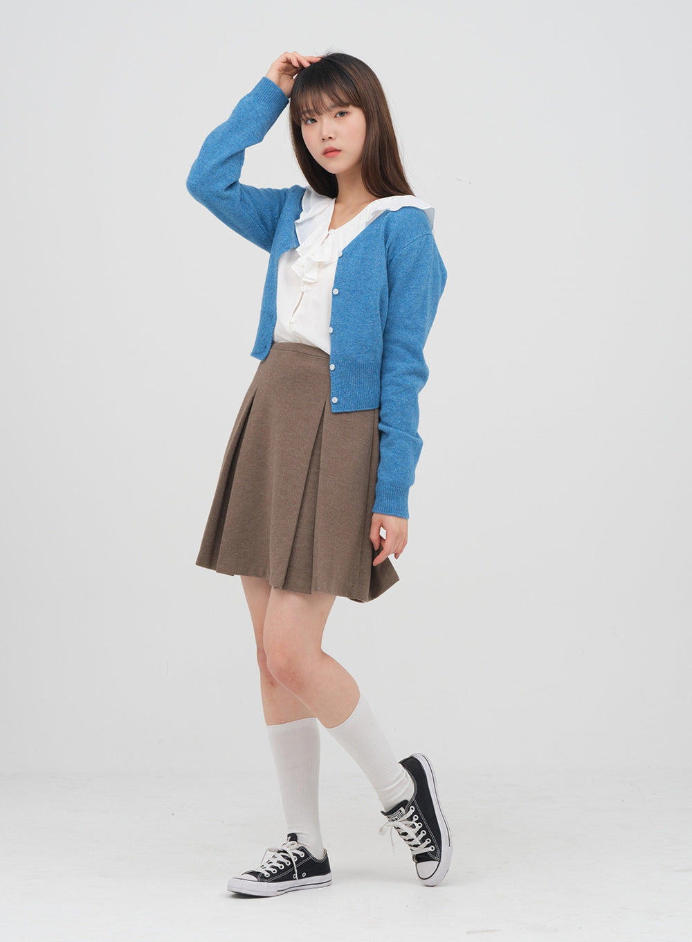 Wool Crop Cardigan F4