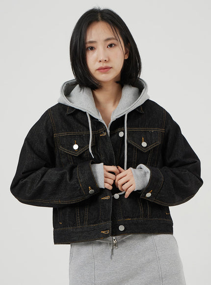 Button Denim Jacket OF321