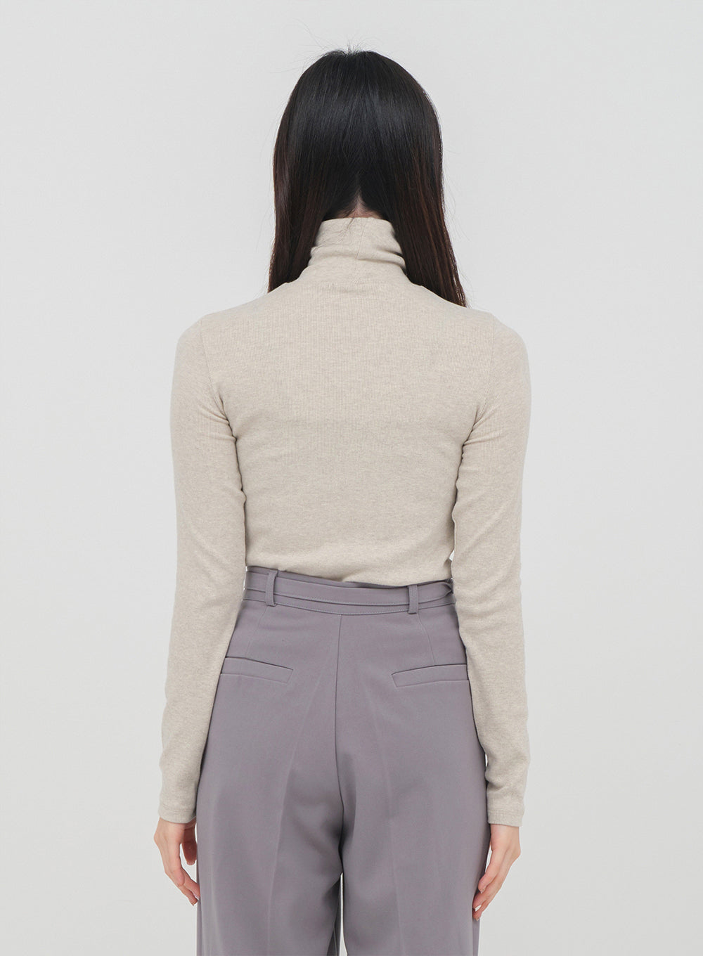 Turtleneck Knit Top J19