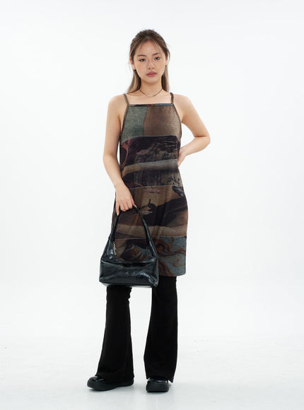 Boot-cut Shirring Banded Pants CM29