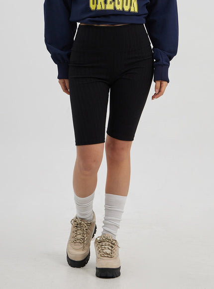 Ribbed Biker Pants CJ326
