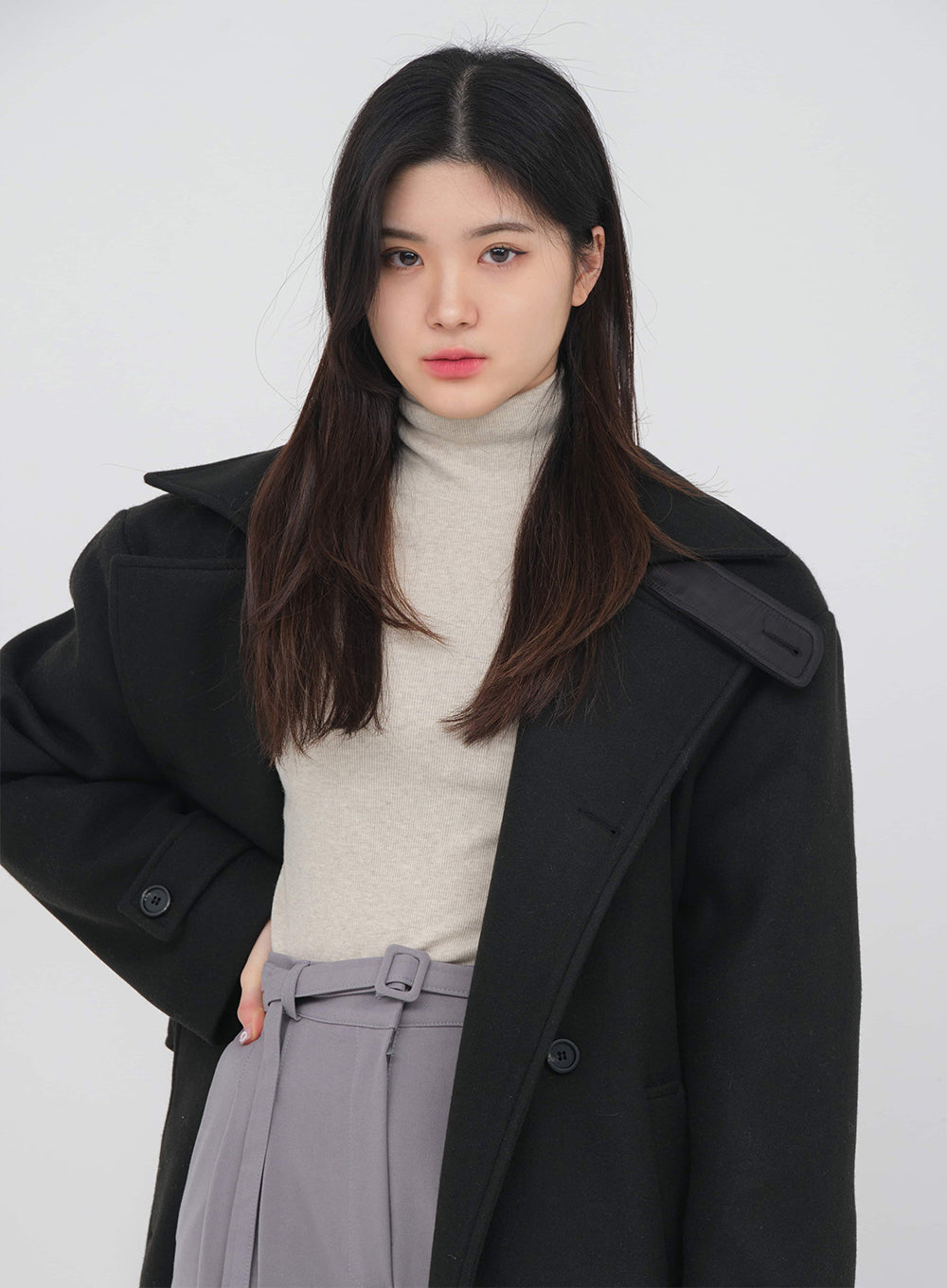 Turtleneck Knit Top J19