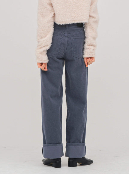 Wide Leg Corduroy Pants D3