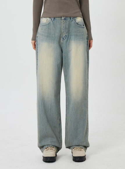 Light Wash Baggy Jeans CF323