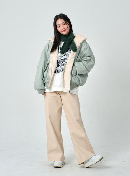 Faux Fur Fleeced Mini Scarf BN25