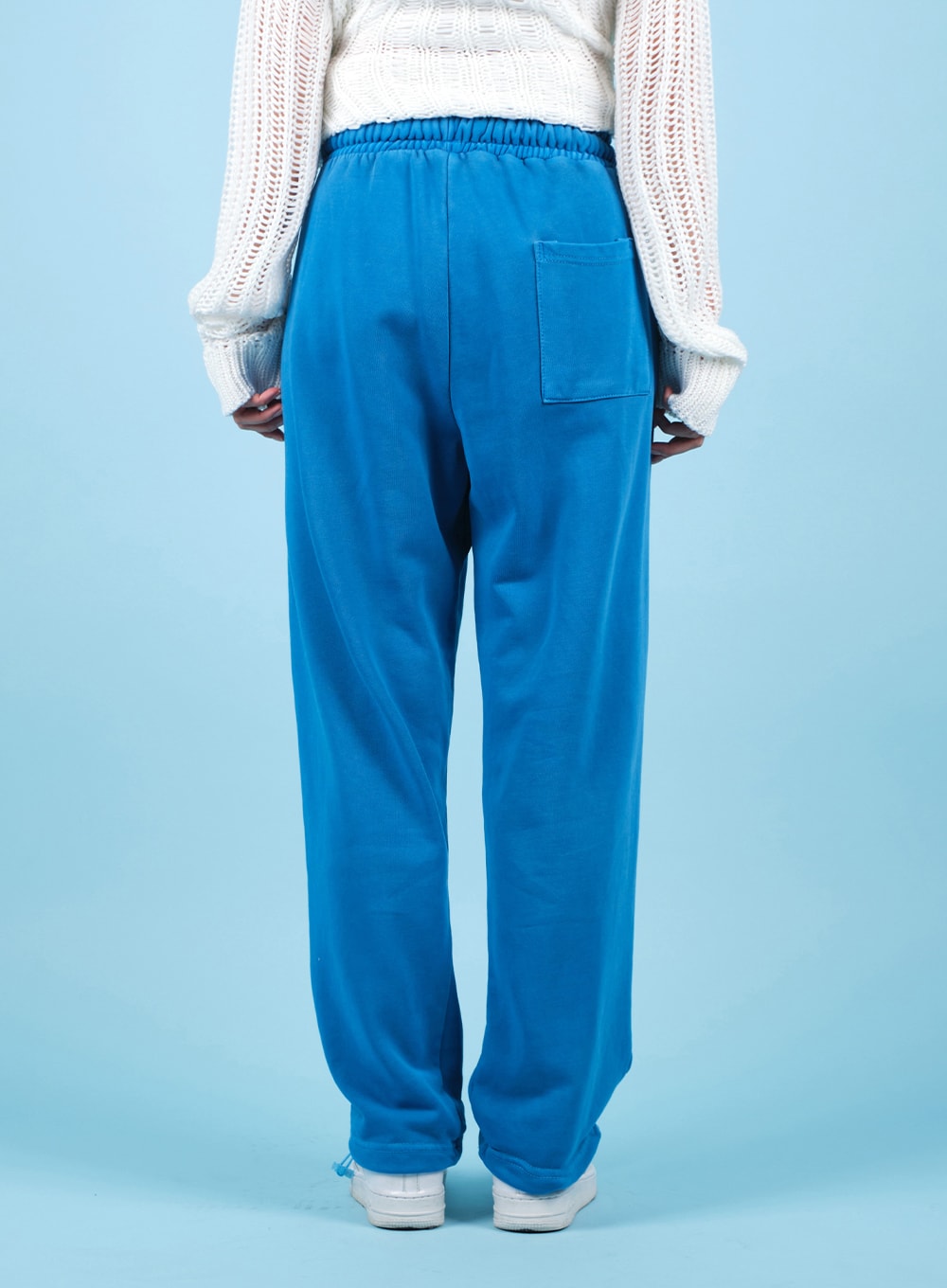 Drawstring Waist Banded Sweat Pants CAO13