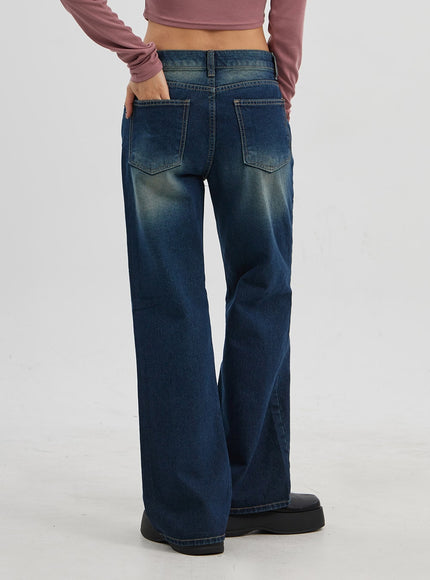 Dark Wash Bootcut Jeans CJ319