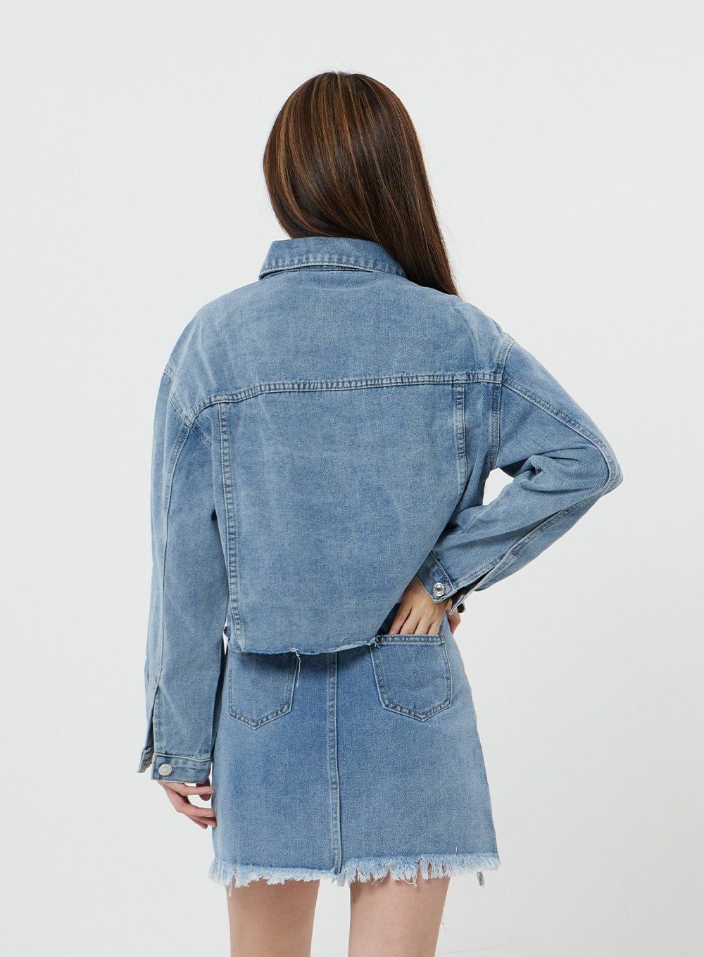 Sienna Crop Jeans Jacket CS21