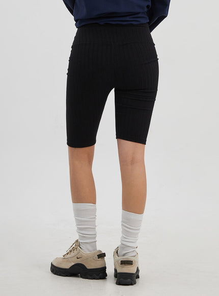 Ribbed Biker Pants CJ326