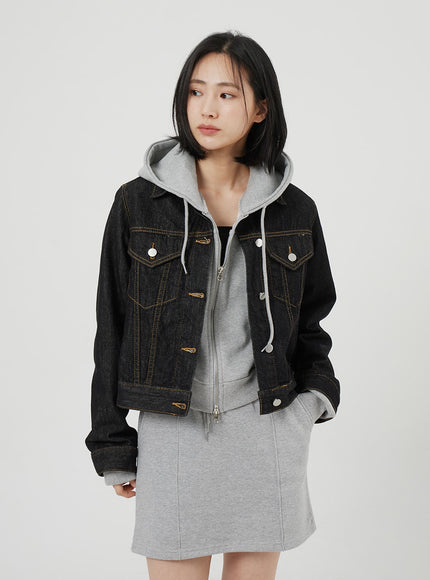 Button Denim Jacket OF321