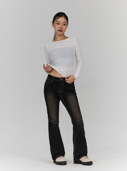 Bootcut Denim Pants CN18