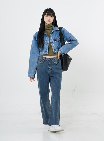 Crop Denim Jacket OO11