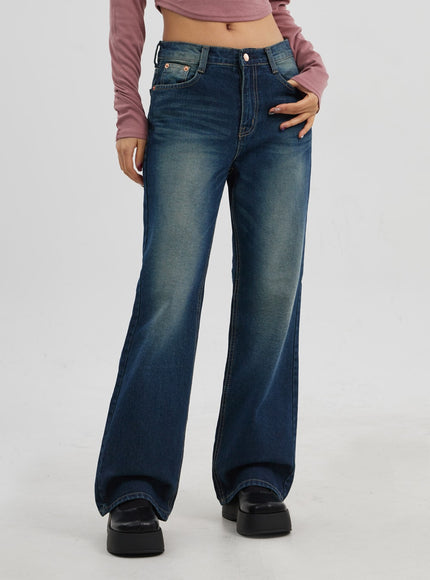 Dark Wash Bootcut Jeans CJ319