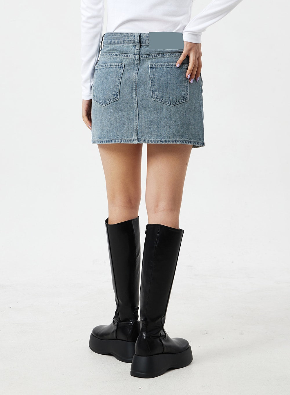 Denim Mini Skirt CM327