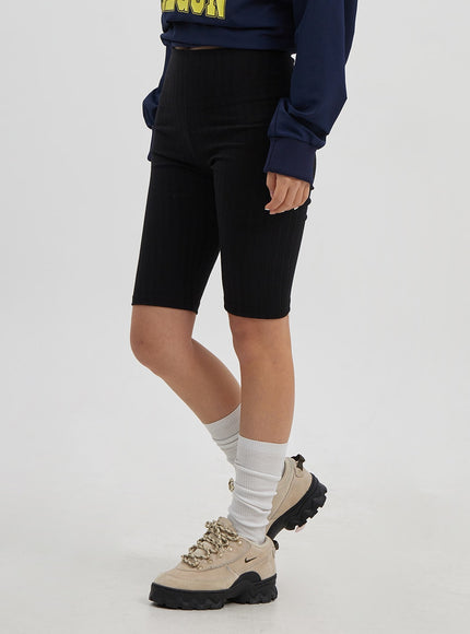 Ribbed Biker Pants CJ326