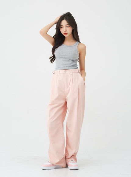Basic Cropped Sleeveless Top BG10