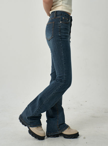 Slim Fit Bootcut Jeans CD19