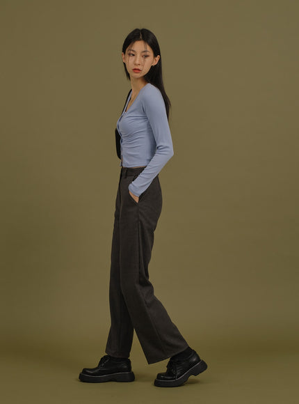 Crop Cardigan with Buttons