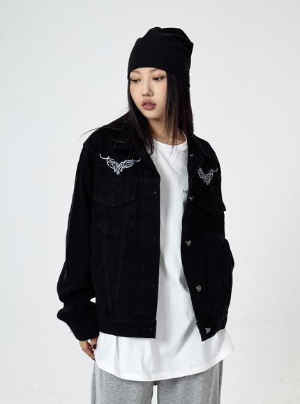 Over Fit Denim Jacket CS07
