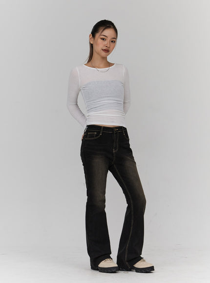 Bootcut Denim Pants CN18