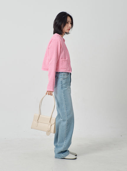 Light Wash Wide Leg Jeans OJ331