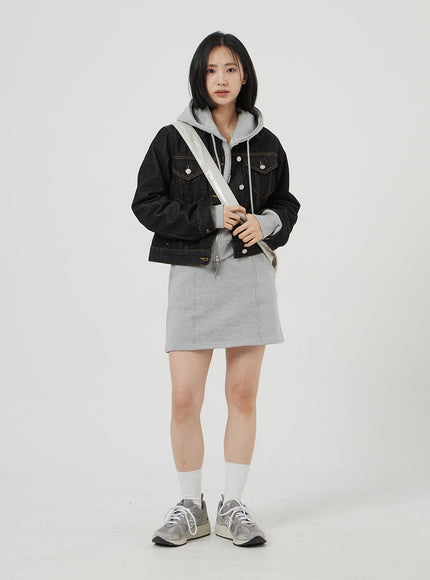 Button Denim Jacket OF321