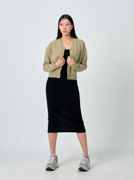Thin Strap Maxi Dress IJ330