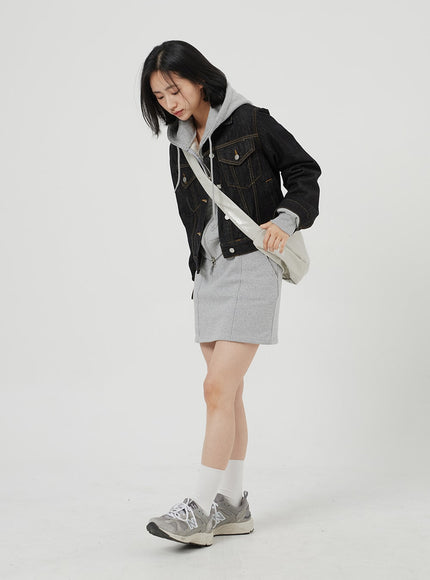 Button Denim Jacket OF321