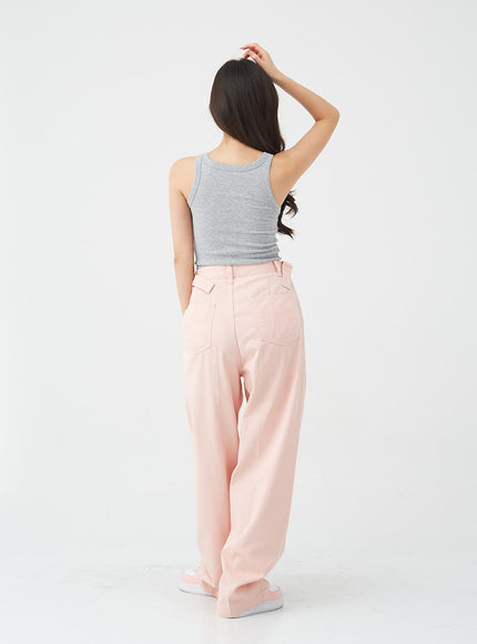Basic Cropped Sleeveless Top BG10