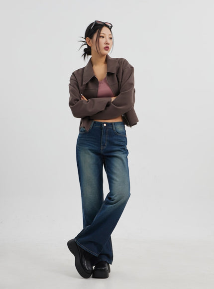 Dark Wash Bootcut Jeans CJ319