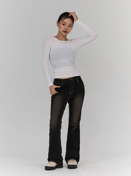 Bootcut Denim Pants CN18