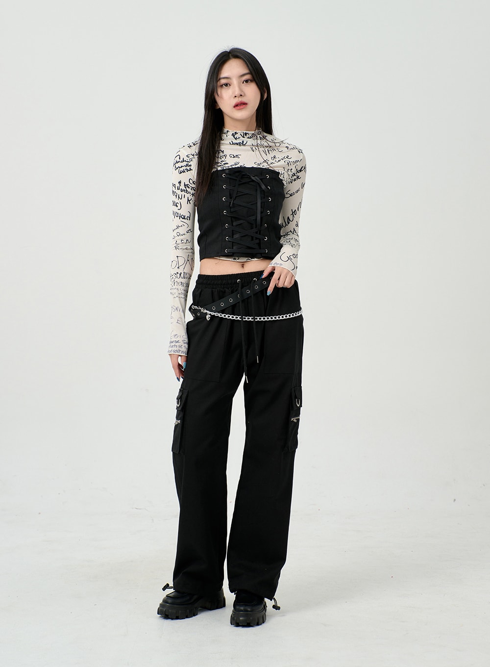 High-Waisted Sweat Pants - Lewkin