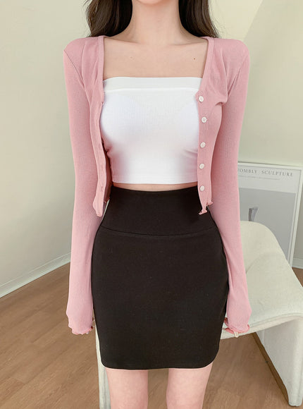 Basic Cropped Tube Top L1002