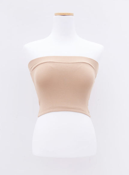 Basic Cropped Tube Top L1002