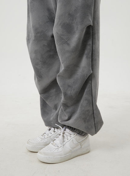 Mixed Color Baggy Track Pants BJ319