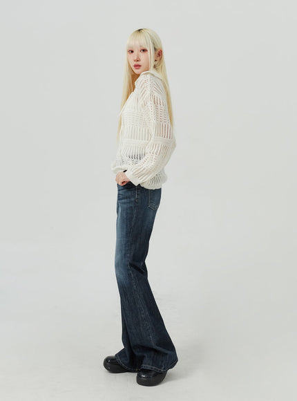 Dark Wash Bootcut Jeans BM322